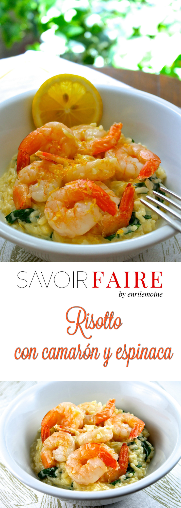 Esta receta de risotto con camarón y espinaca te permite tener una cena libre de gluten y deliciosa en 15 minutos: sin complicaciones y sin sacrificar sabor.