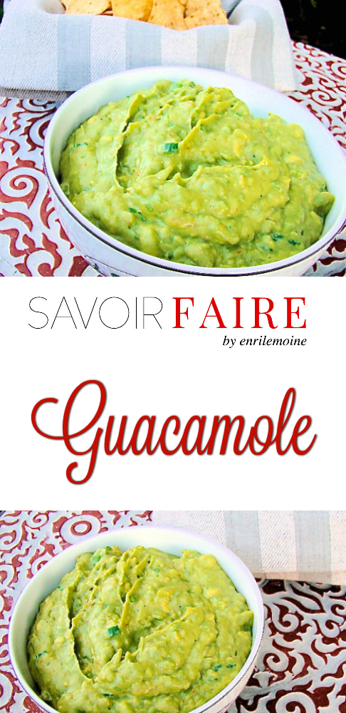 Este es de lejos la mejor de las recetas de guacamole que encontrarás en mi blog. Aprendí a hacerla cuando viví en el Sur de California, tierra de los cremosos aguacates Hass. Haz clic para ver cómo se prepara este delicioso guacamole.