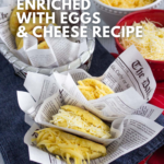 arepas enriched with eggs & cheese recipe