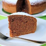 torta de chocolate y calabacín