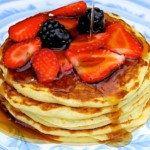 Buttermilk pancakes with berries - SAVOIR FAIRE by enrilemoine