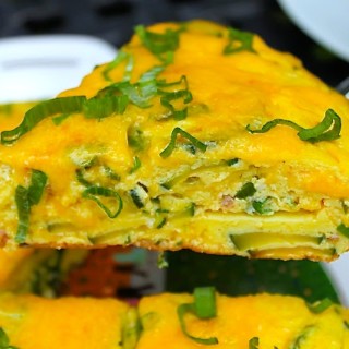 Cheesy Zucchini and Chorizo Frittata - SAVOIR FAIRE by enrilemoine