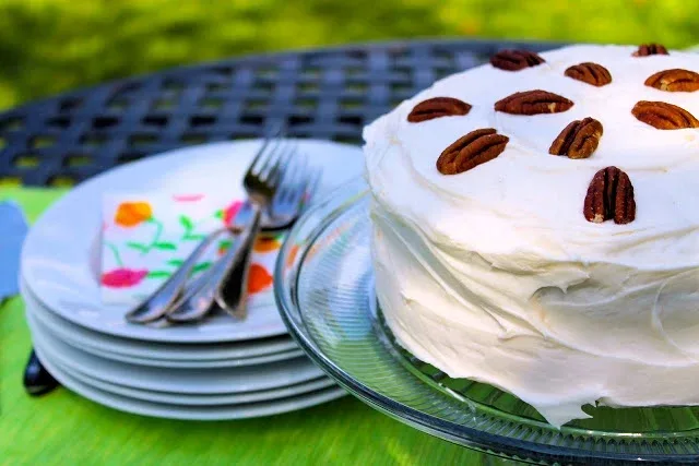 pastel de zanahoria