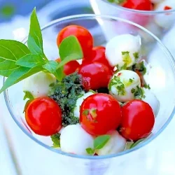 mini Caprese salad