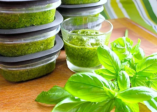 congelar pesto