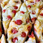 focaccia de tomate