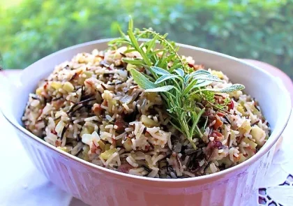 relleno de arroces para pavo