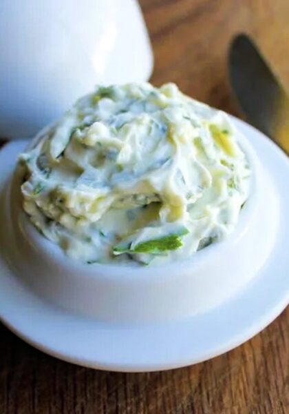 Herb and garlic butter