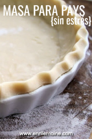 Súper versátil y fácil de preparar, así es esta masa: perfecta para pays, tartas, quiches y galette. Va bien con rellenos dulce y salados, y lo mejor es que se prepara en 2 minutos. Haz clic para la receta.