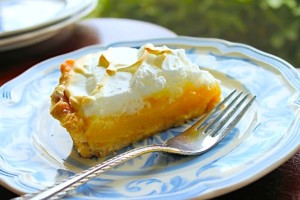 Lemon Curd Meringue Pie
