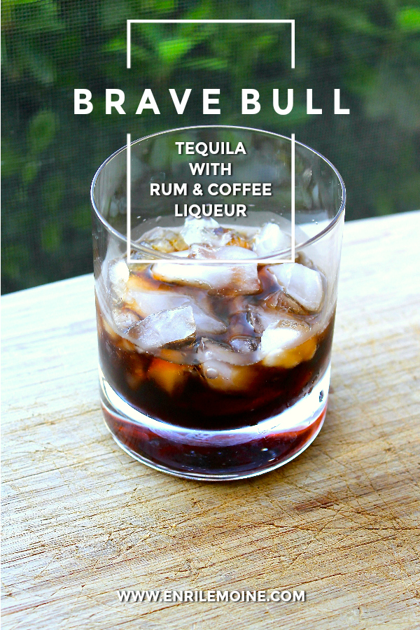 This drink combines the flavors of México and Venezuela in a glass. I adapted it from Dale Degroff's recipe. It's made with tequila and rum and coffee liqueur. Cheers!