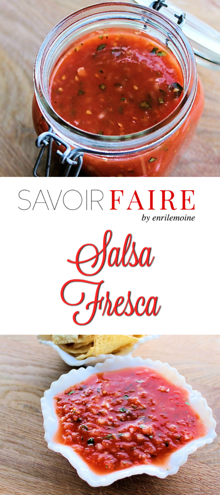 EasytoMake Salsa Fresca Recipe EnriLemoine
