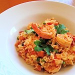 arroz con langostinos