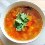 sopa de siete vegetales