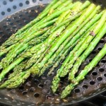Grilled asparagus with truffle oil - SAVOIR FAIRE by enrilemoine