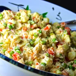 ensalada de gallina venezolana,receta de ensalada de gallina,cómo hacer ensalada de gallina venezolana,cómo hacer la mejor ensalada de gallina venezolana,receta de ensalada de pollo venezolana,ensalada de gallina con manzana verde