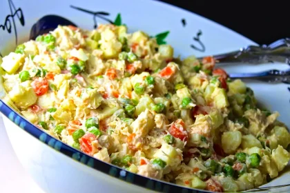ensalada de gallina venezolana,receta de ensalada de gallina,cómo hacer ensalada de gallina venezolana,cómo hacer la mejor ensalada de gallina venezolana,receta de ensalada de pollo venezolana,ensalada de gallina con manzana verde