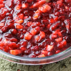Salsa de arándanos con piña
