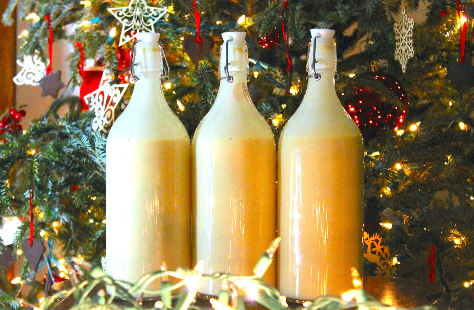 Cómo hacer ponche crema bien espeso - SAVOIR FAIRE by enrilemoine tres botella de ponche crema scannone