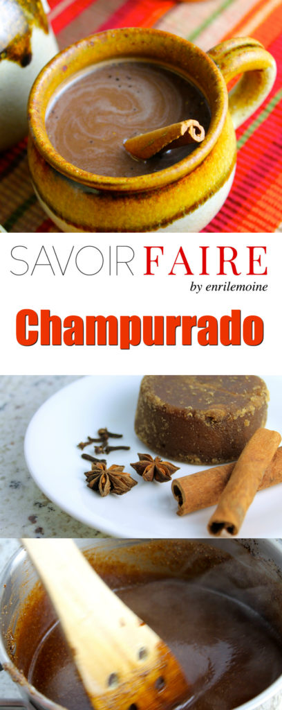El champurrado es como una versión súper Premium del chocolate caliente que preparan los mexicanos. Se aliña con canela en rama, anís estrellado y clavos de olor y se espesa con masa harina, resultando en una bebida caliente espesa y reconfortante para los días y noches en que bajan las temperaturas. Haz clic para ver cómo preparo mi versión de este delicioso atol propio de la rica y variada cocina mexicana.
