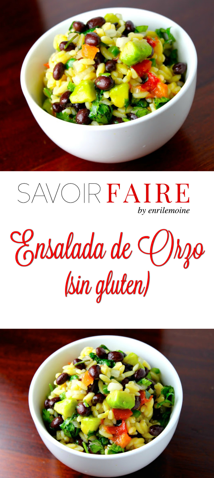 Ensalada de orzo sin gluten {VIDEO} Enri Lemoine