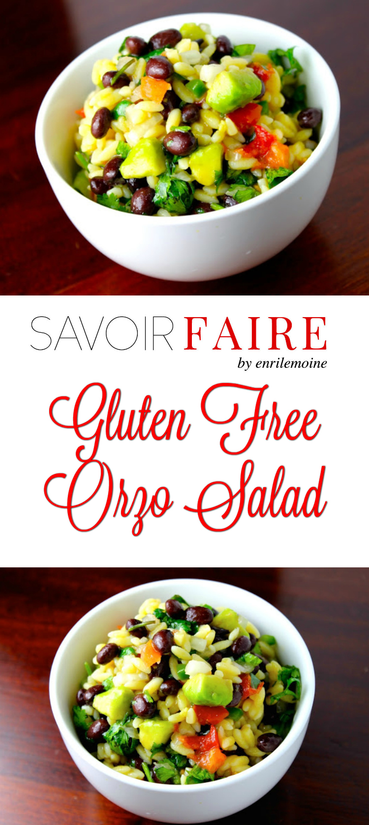 Gluten Free Orzo Salad {VIDEO} EnriLemoine