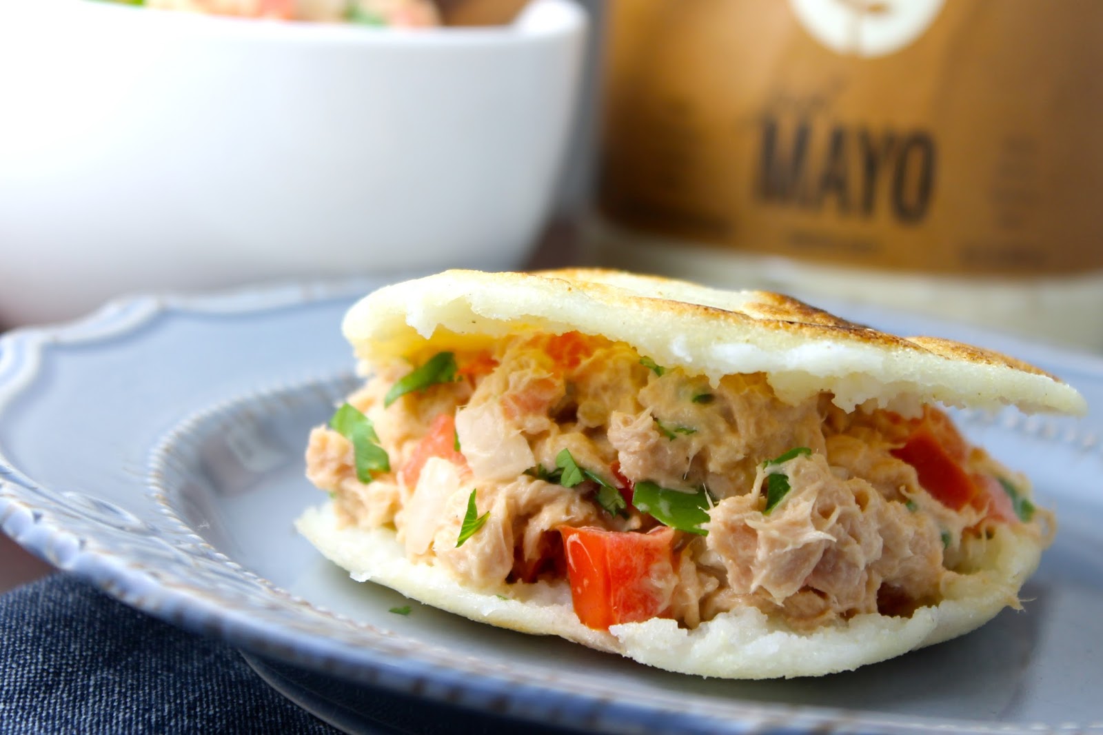 Arepas filled with tuna salad - SAVOIR FAIRE by enrilemoine Arepas filled with tuna salad