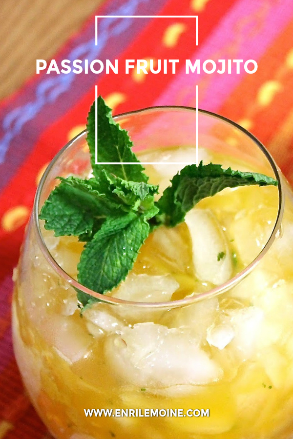 Rum and passion fruit are born to be together. Click for the of this passion fruit mojito made with Ron de Venezuela. Cheers!