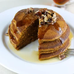 Sweet Potato Pancakes with Candied Pecans - SAVOIR FAIRE by enrilemoine