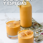 Receta de ponche crema de calabaza y especias.