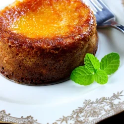 Mini tortas de queso con mermelada de guayaba