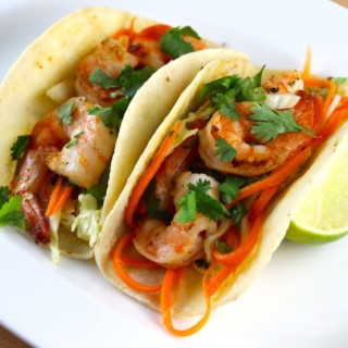 Shrimp Tacos with Hot Sauce - SAVOIR FAIRE by enrilemoine