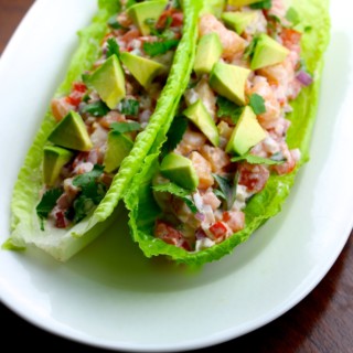 Lettuce Tacos with Shrimp Ceviche - SAVOIR FAIRE by enrilemoine