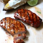 grilled boneless pork chops