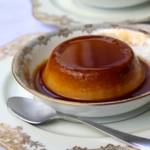flan de dulce de leche