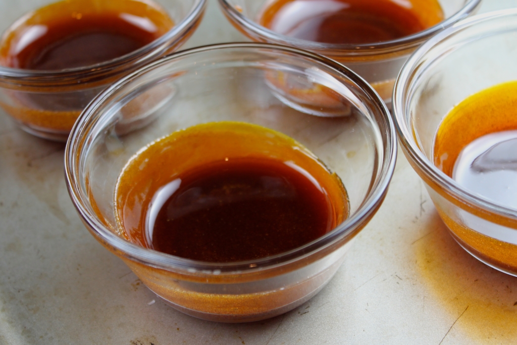 caramelo para flan de dulce de leche