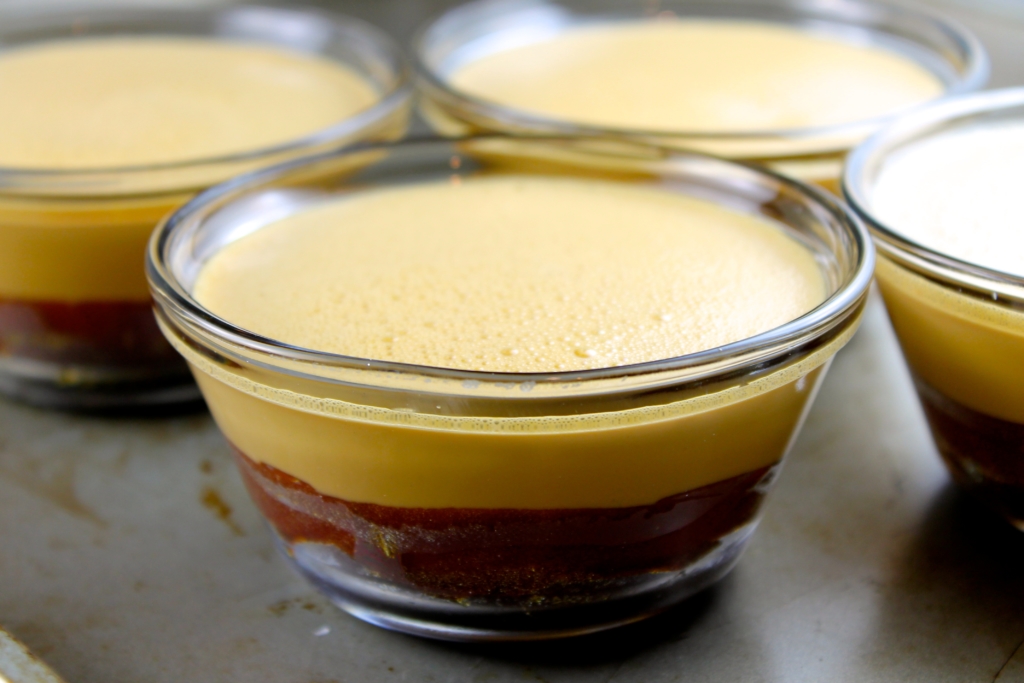 Flan de dulce de leche