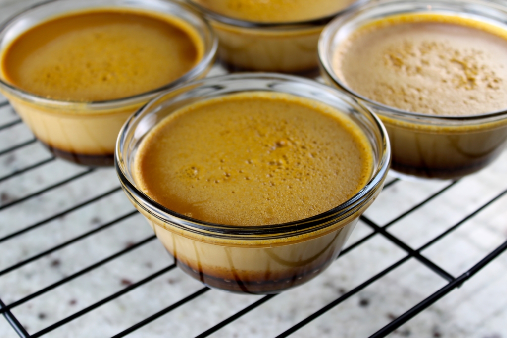 Flan de dulce de leche