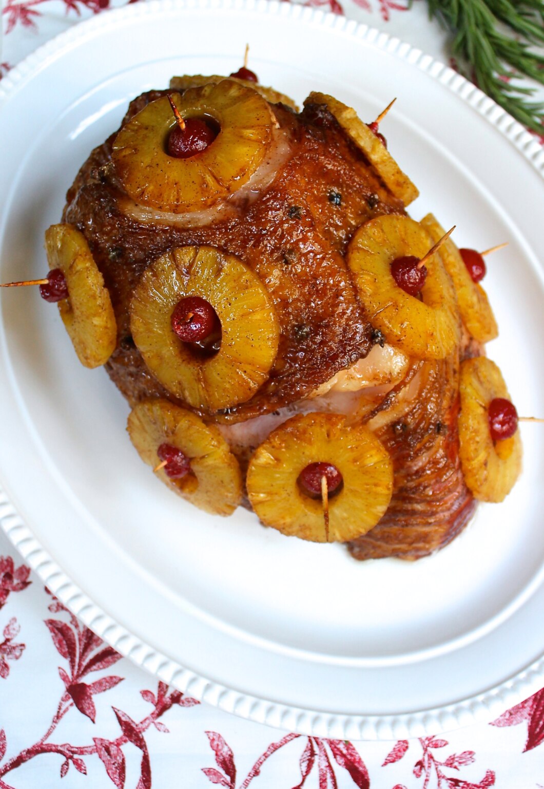 La mejor receta de jamón planchado con piña