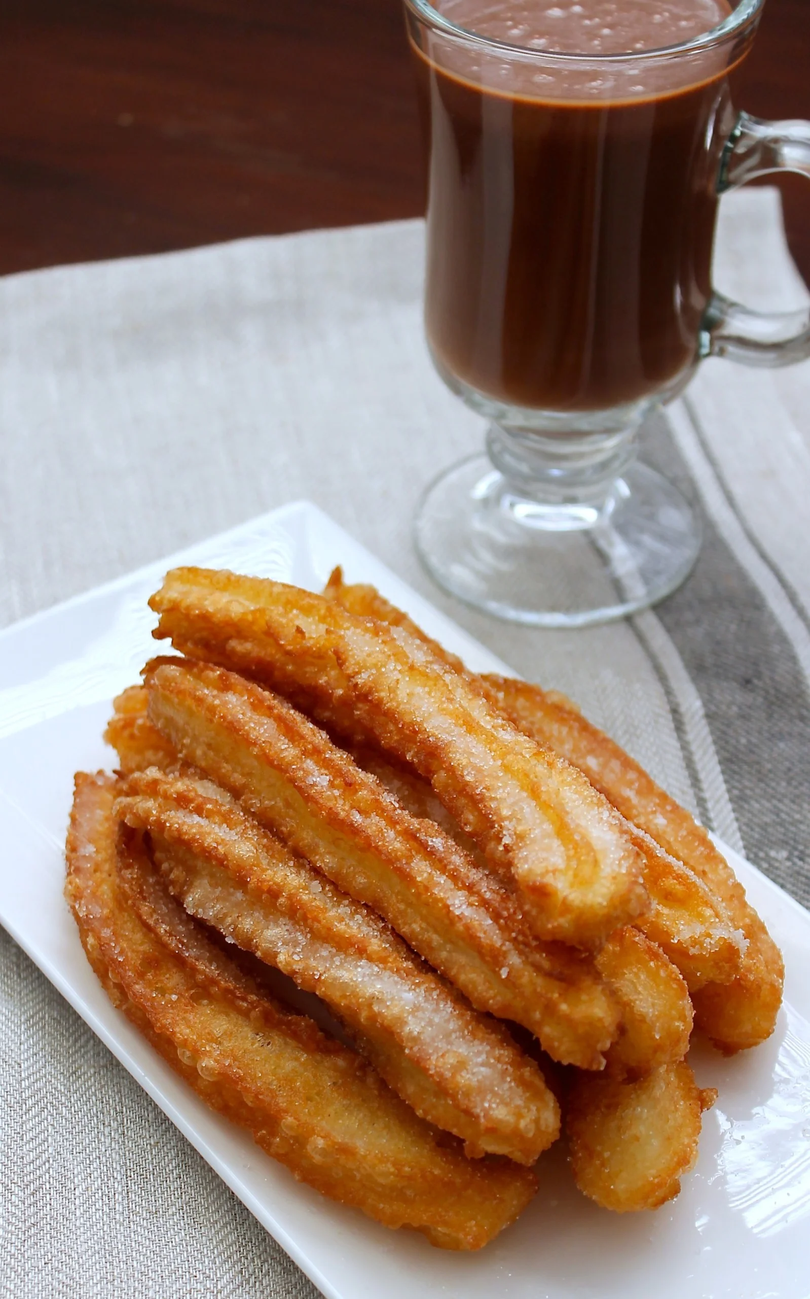 churros con chocolate