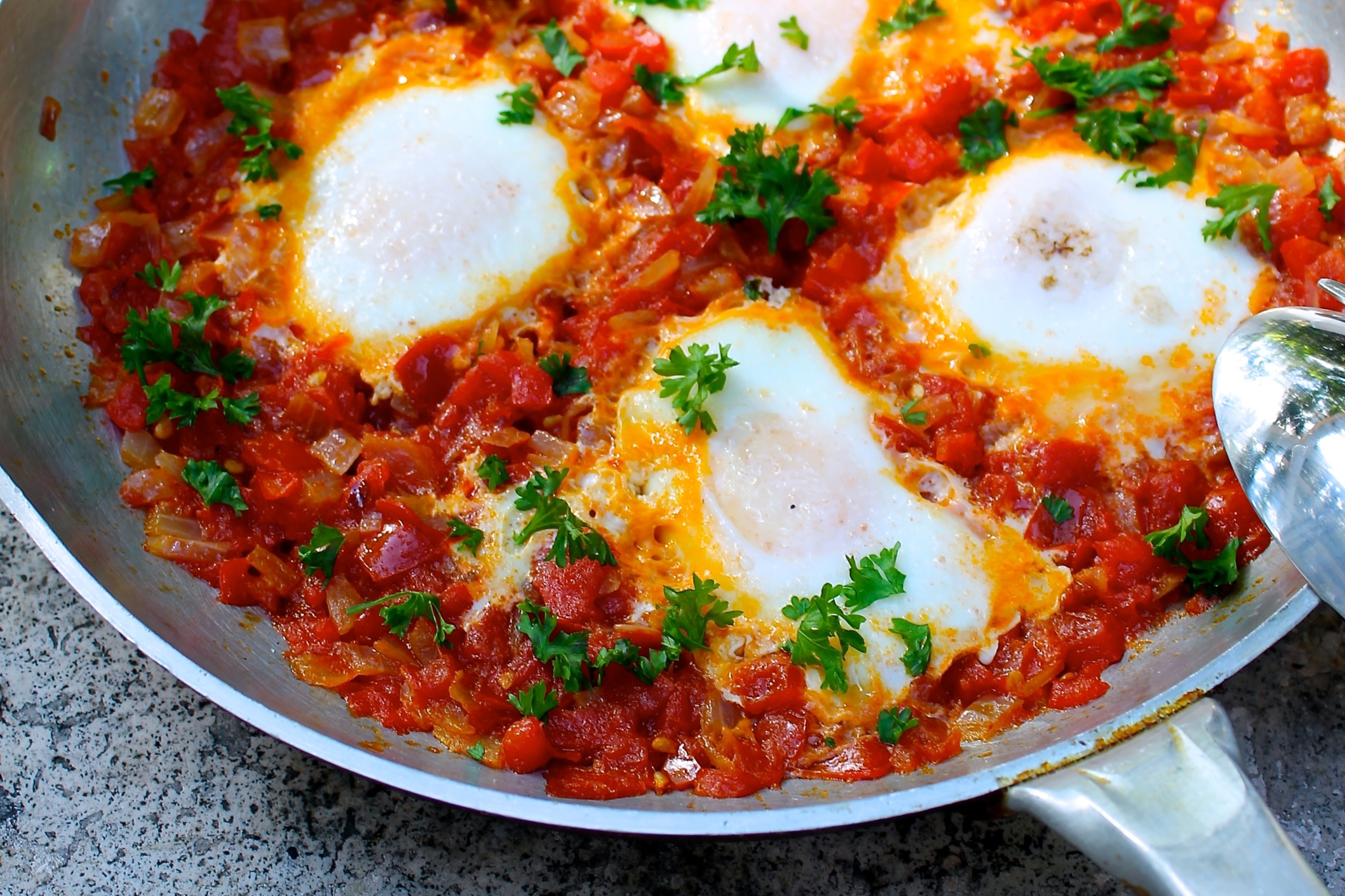 Eggs in a Sofrito Nest EnriLemoine