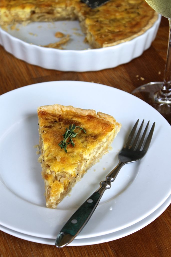 Vidalia Onion Quiche with Thyme + VIDEO - EnriLemoine