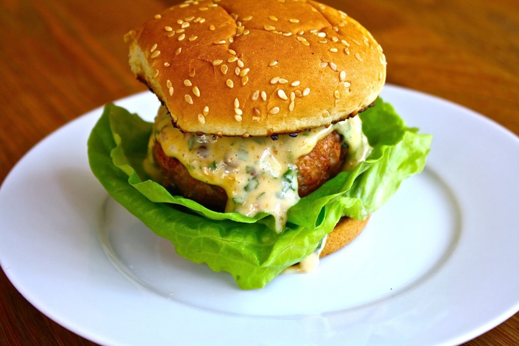 hamburguesas de lomo de cerdo