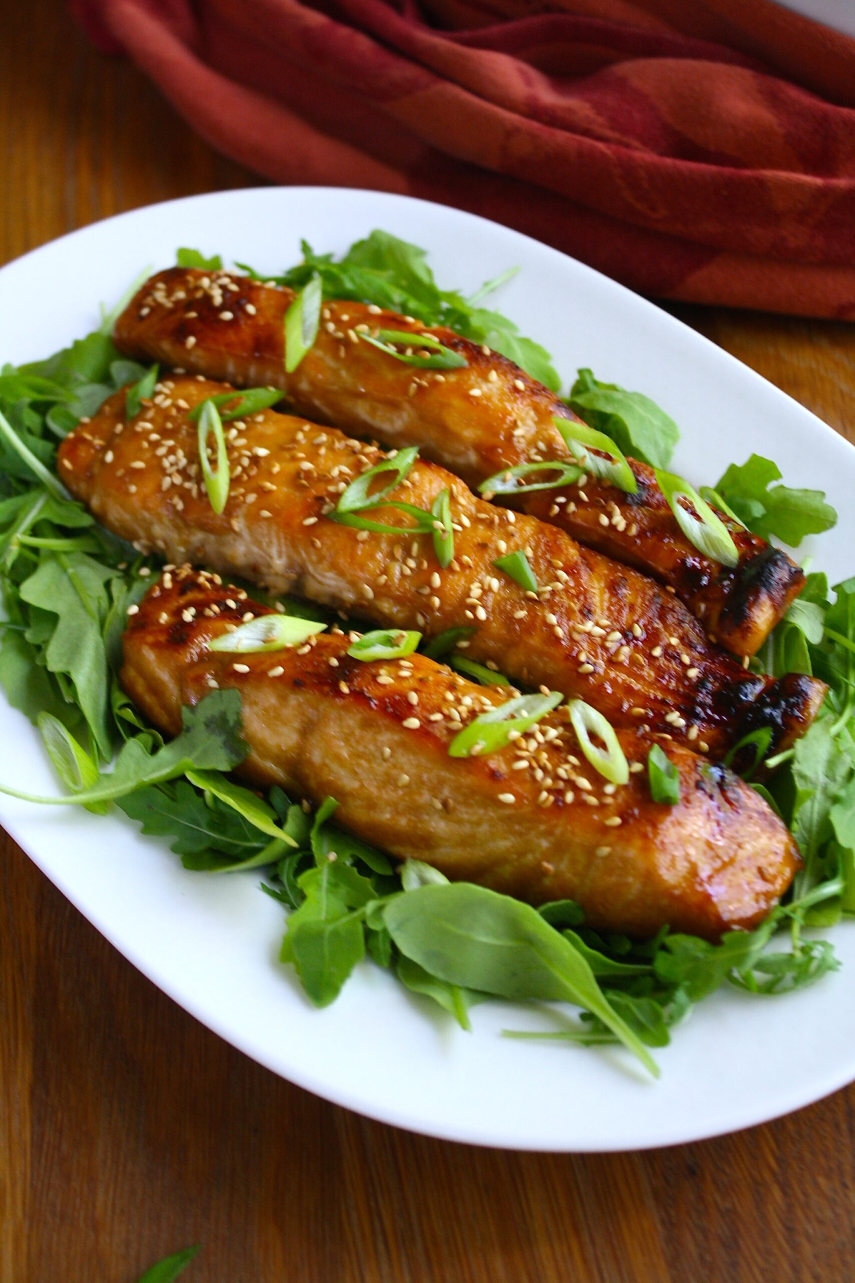 Salmón a la miel