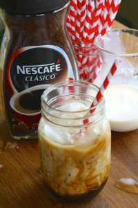 café helado,receta de café helado,cómo hacer café helado,café helado receta,café helado con Nescafé,Nescafé helado