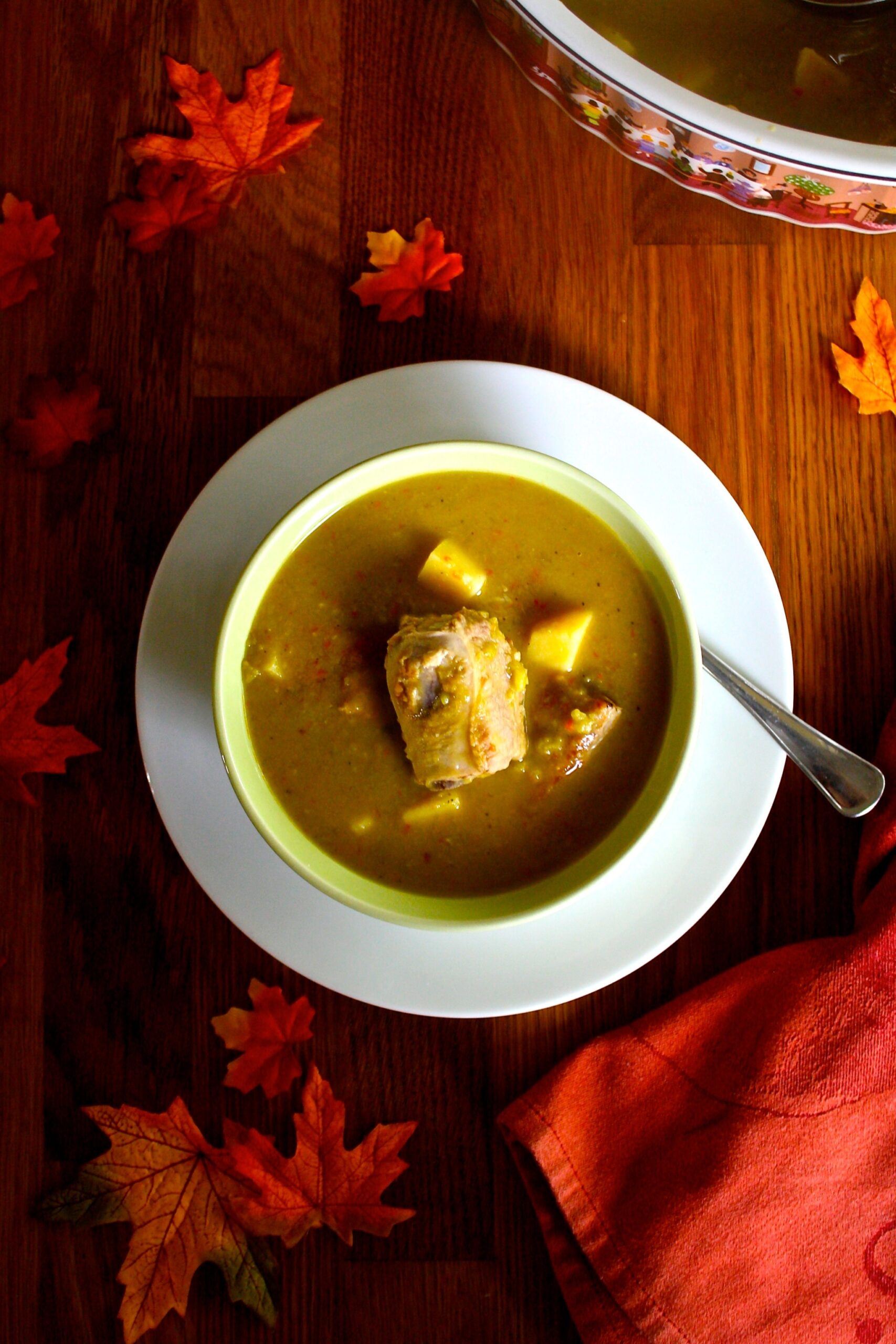 Split pea soup with pork ribs - SAVOIR FAIRE by enrilemoine