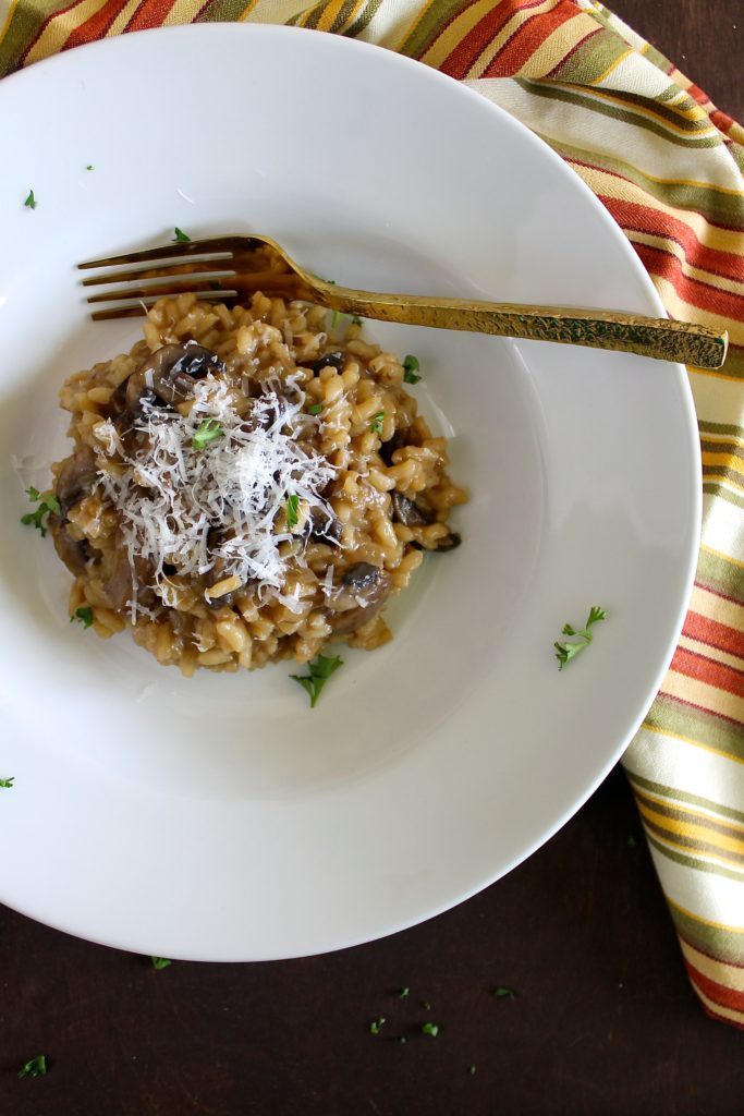 Portobello Risotto + VIDEO - EnriLemoine