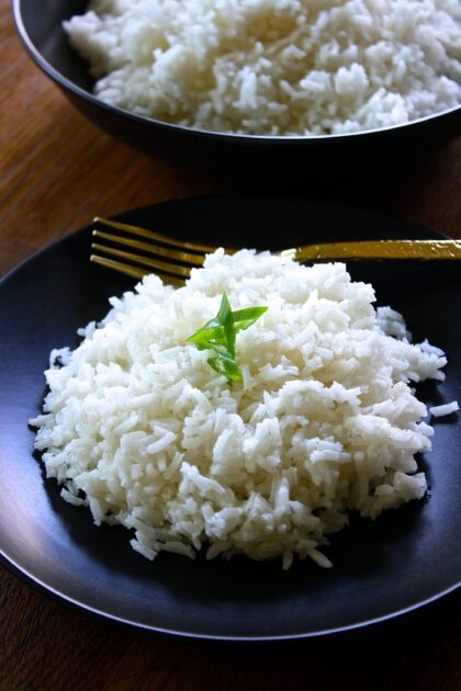 Loose white rice by enrilmoine