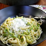 anchovy and zucchini linguine