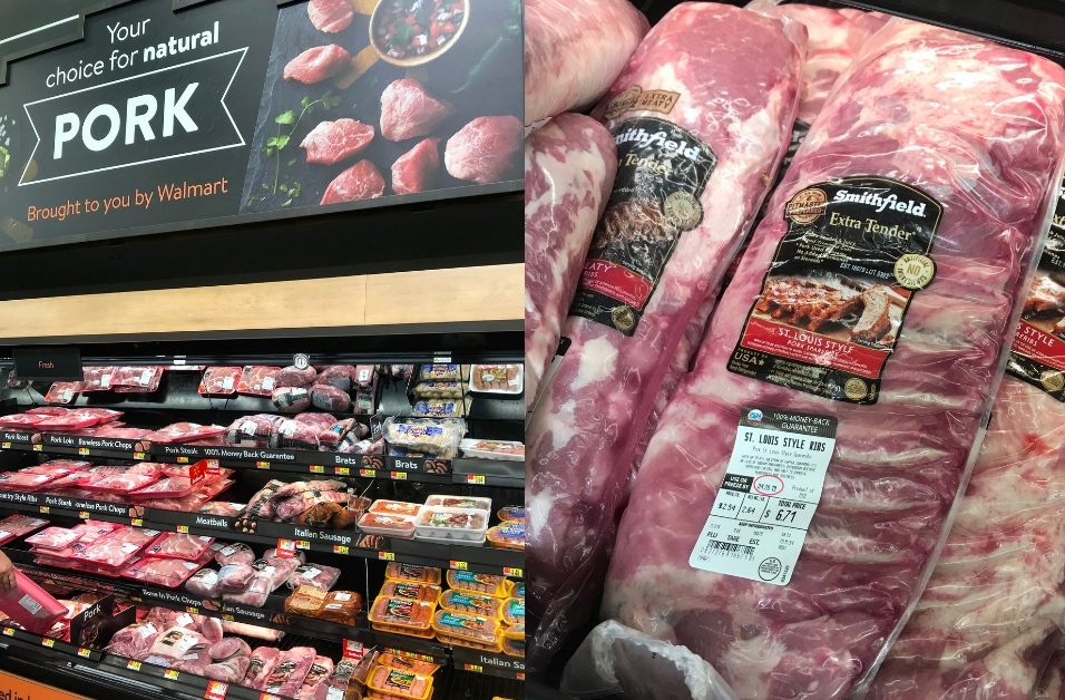 Pork and pork ribs